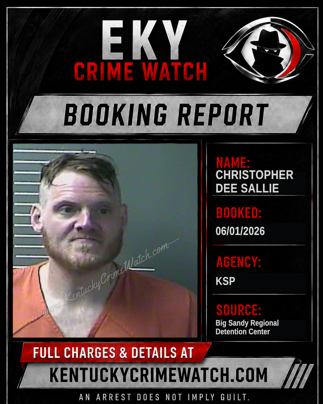 CHRISTOPHER DEE SALLIE booking image