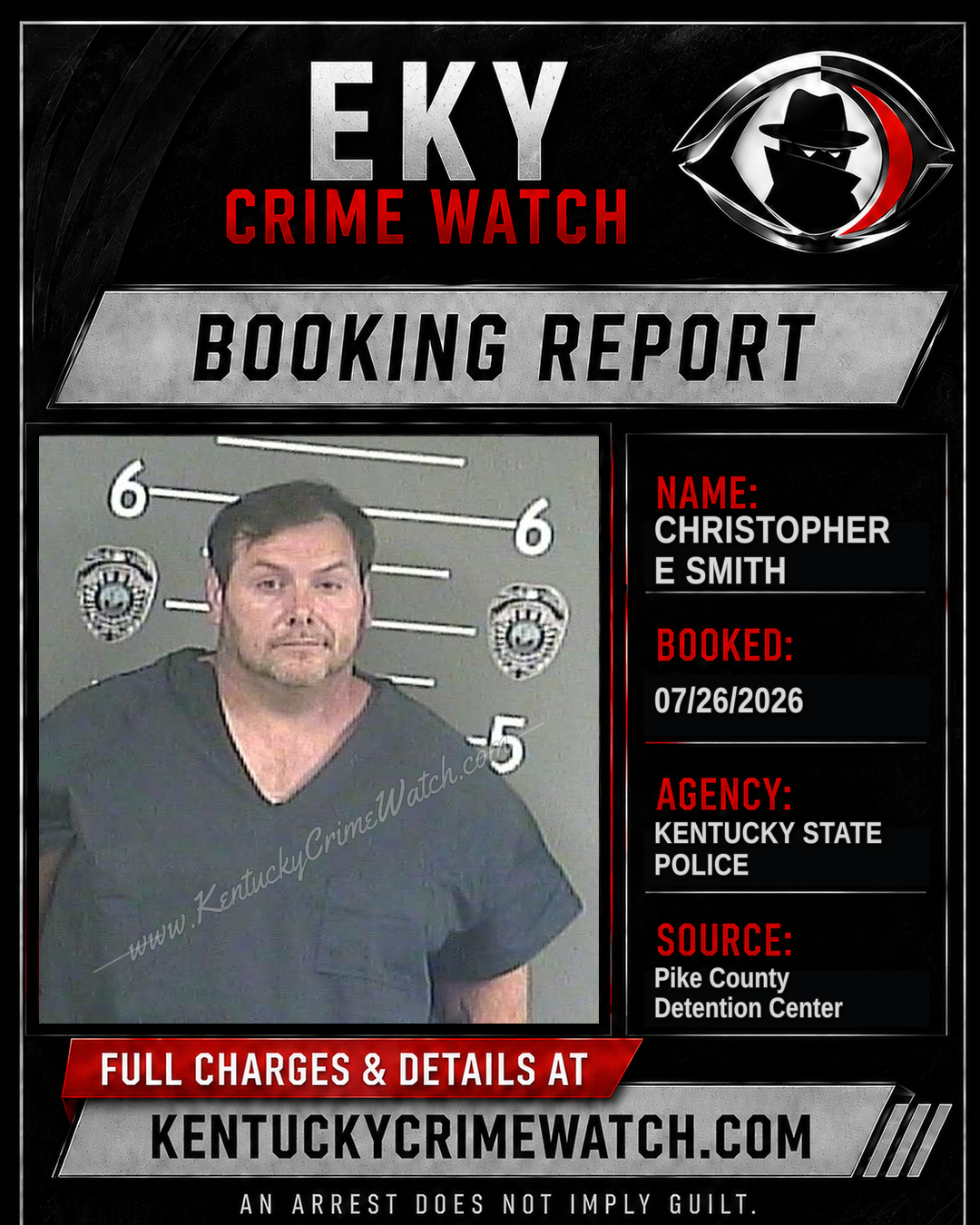 CHRISTOPHER E SMITH booking image