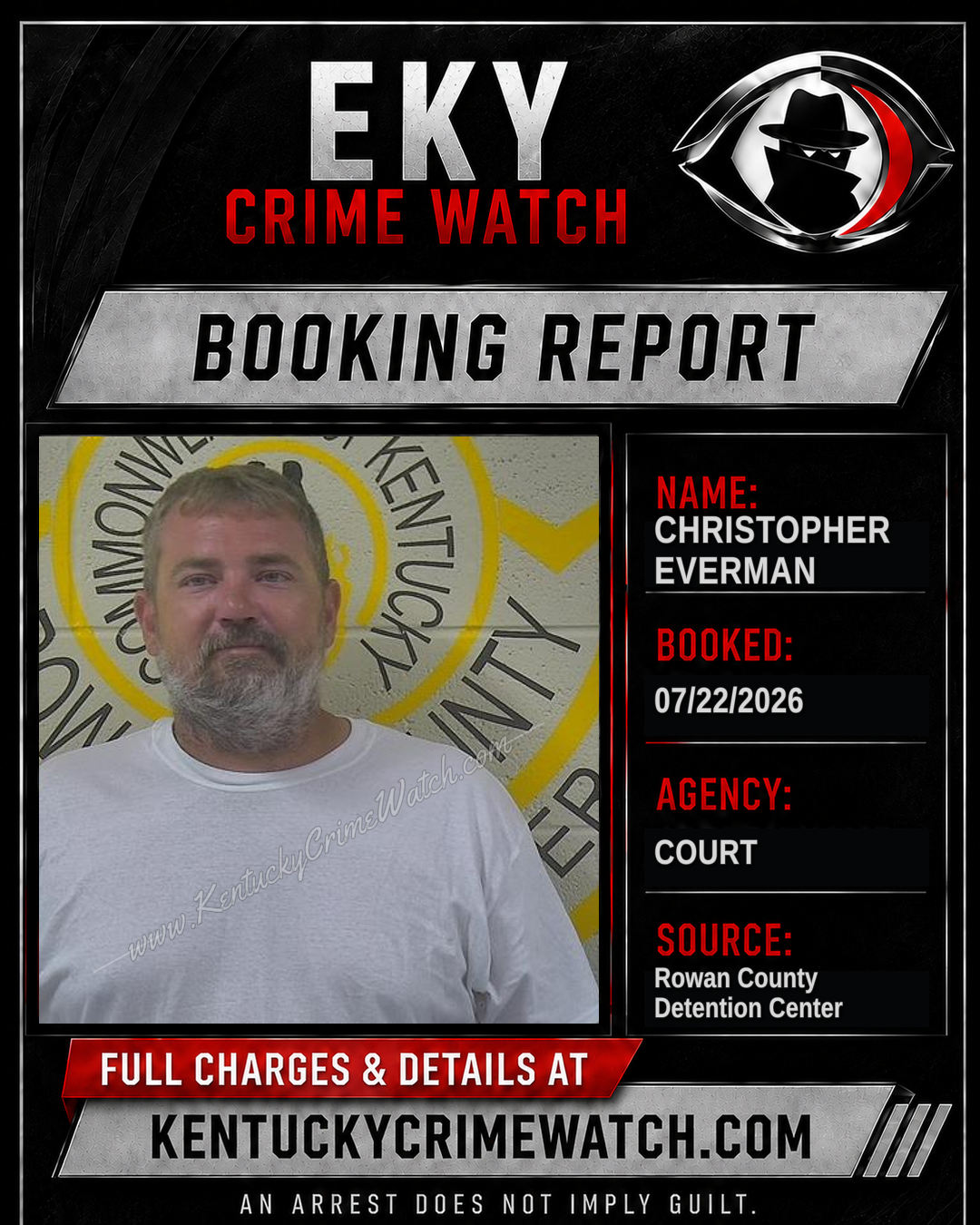 CHRISTOPHER EVERMAN booking image