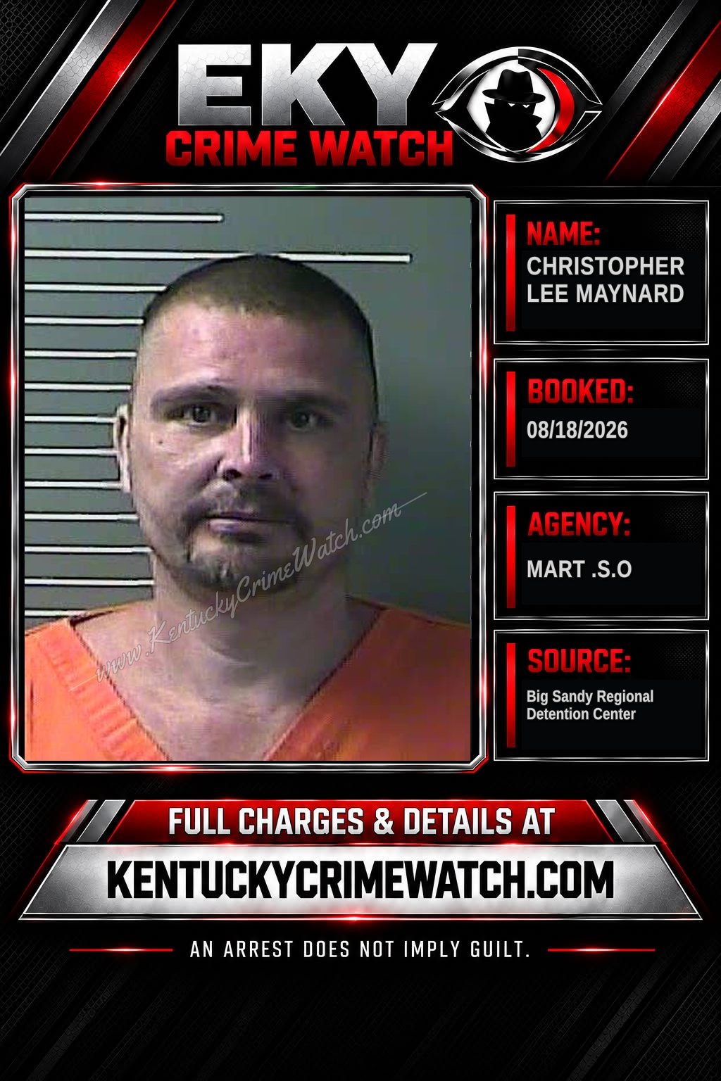 CHRISTOPHER LEE MAYNARD booking image