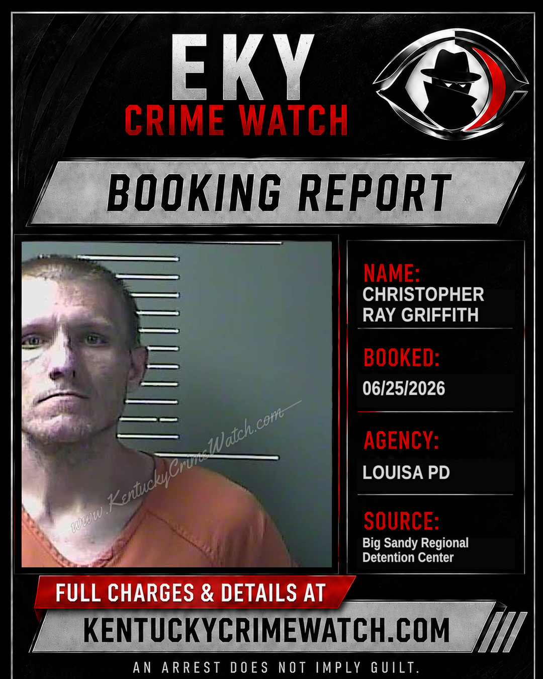 CHRISTOPHER RAY GRIFFITH booking image