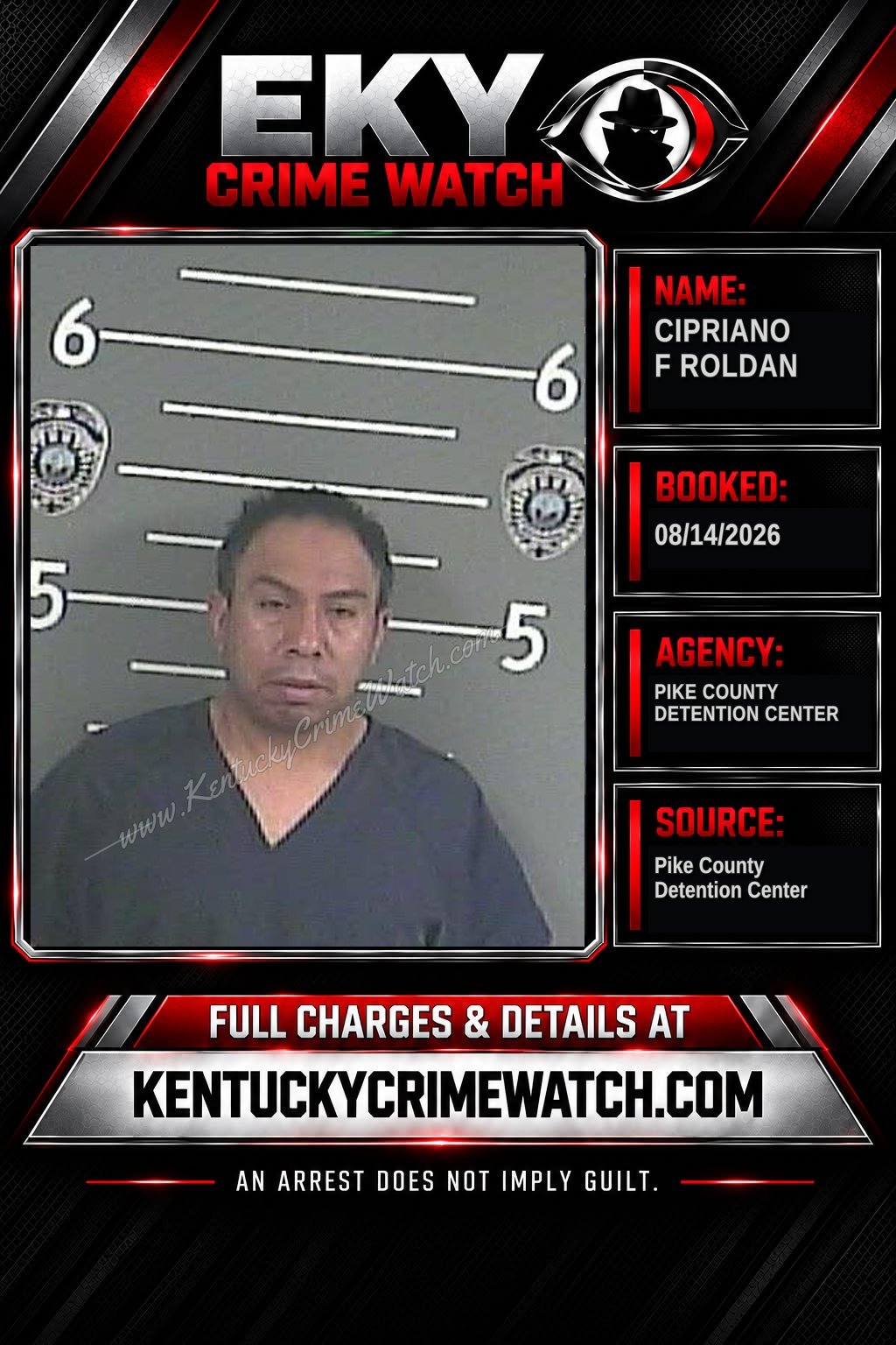 CIPRIANO F ROLDAN booking image