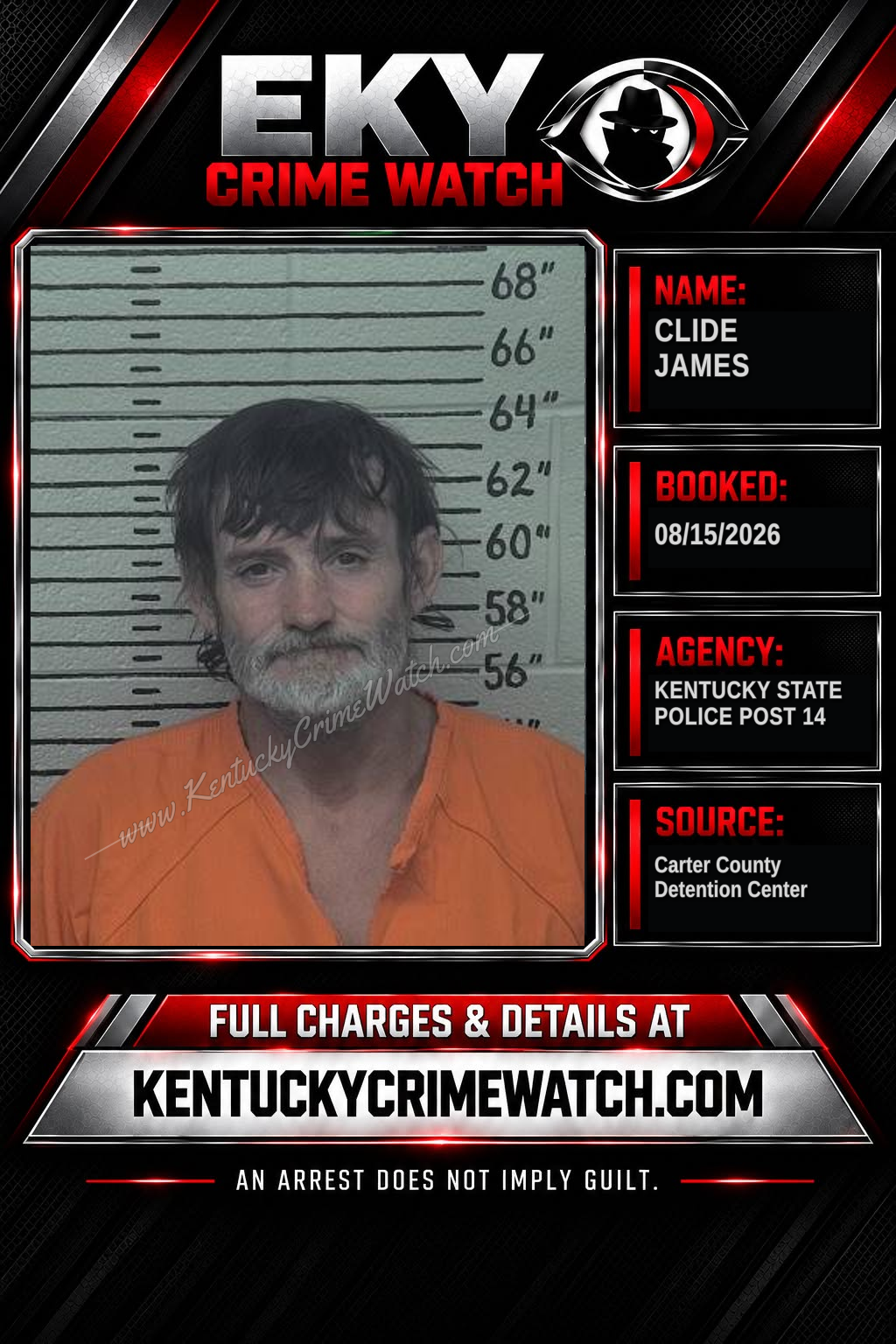 CLIDE JAMES booking image