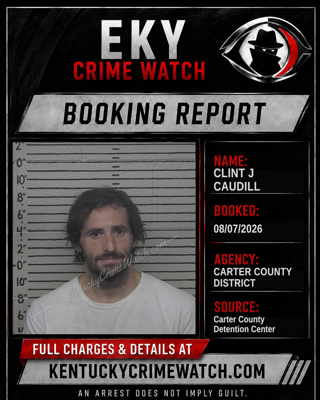 CLINT J CAUDILL booking image