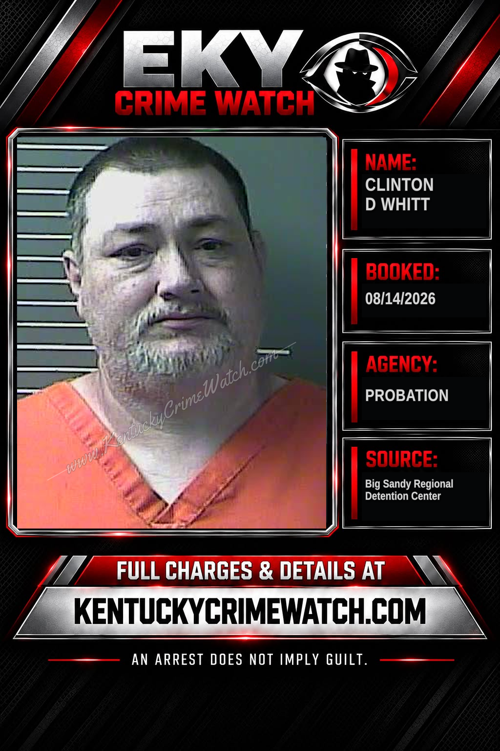 CLINTON D WHITT booking image