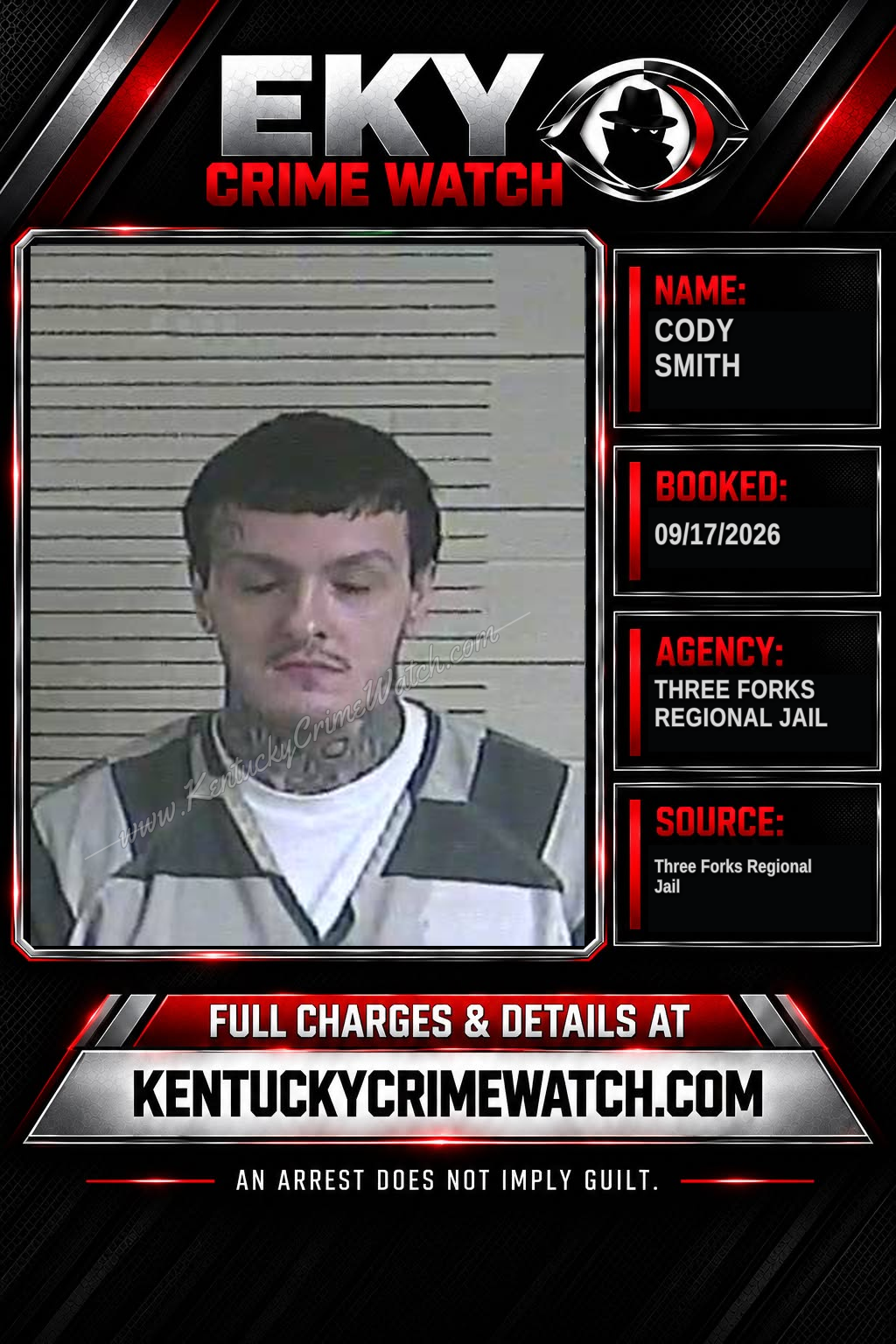 Cody Smith booking image