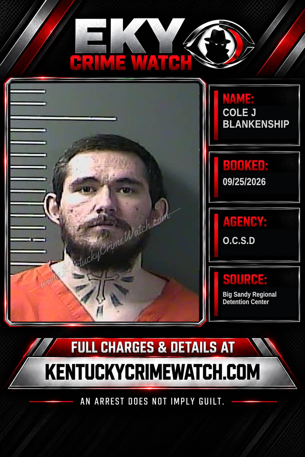 COLE J BLANKENSHIP booking image