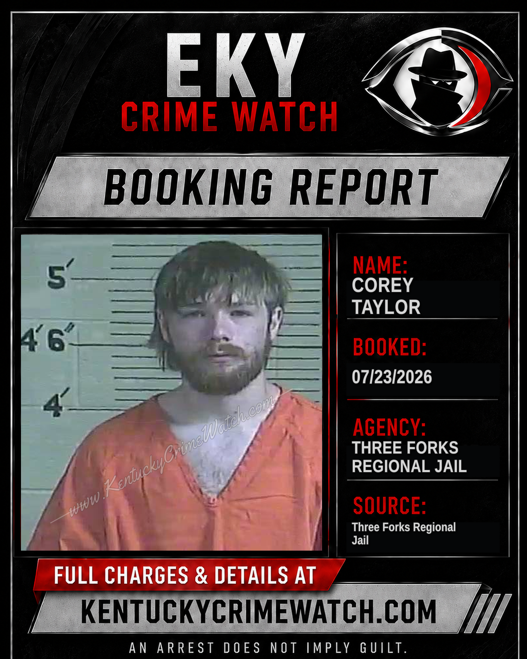 COREY TAYLOR booking image