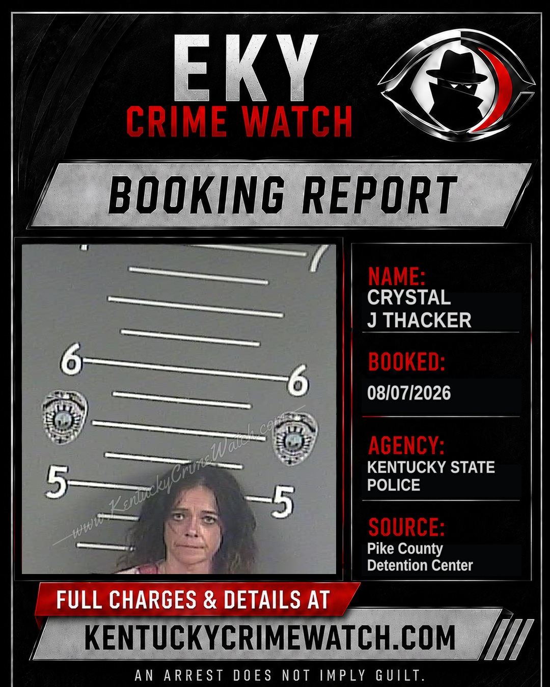 CRYSTAL J THACKER booking image