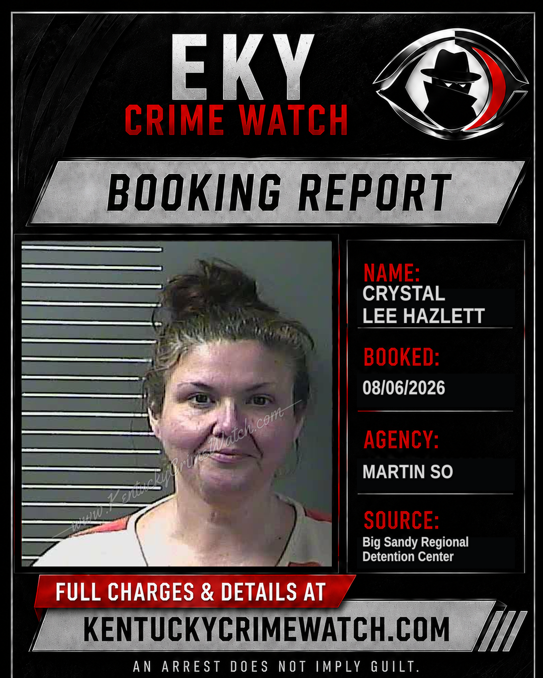 CRYSTAL LEE HAZLETT booking image