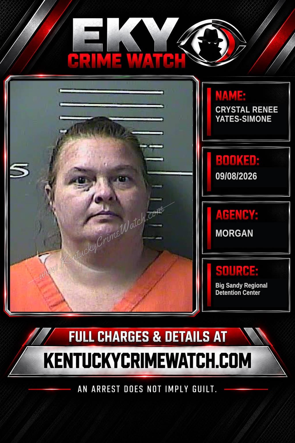 CRYSTAL RENEE YATES-SIMONE booking image