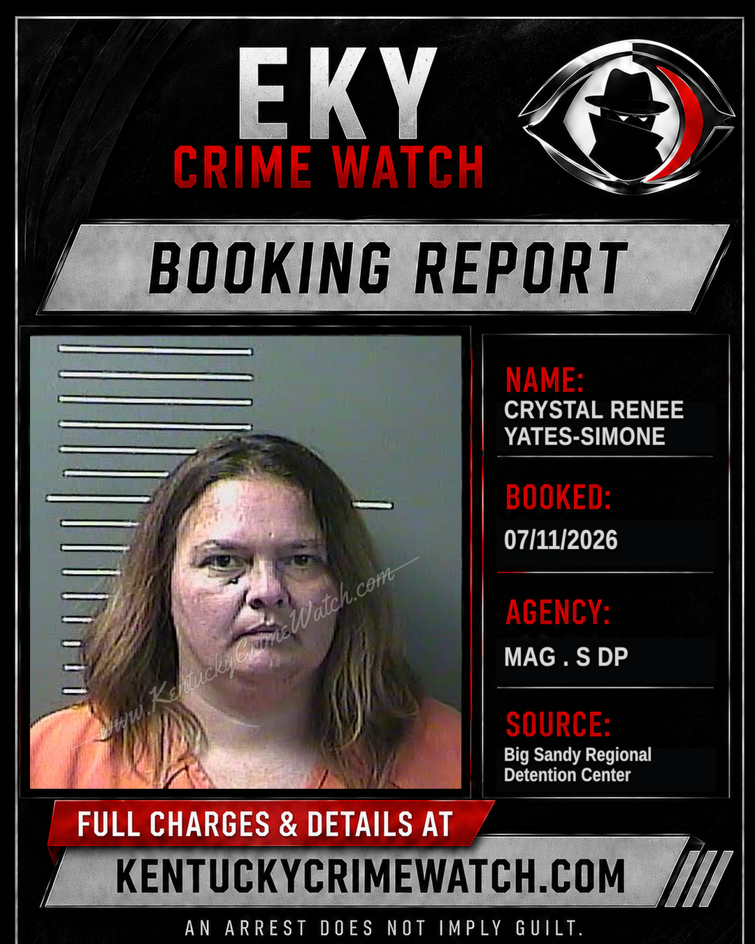 CRYSTAL RENEE YATES-SIMONE booking image