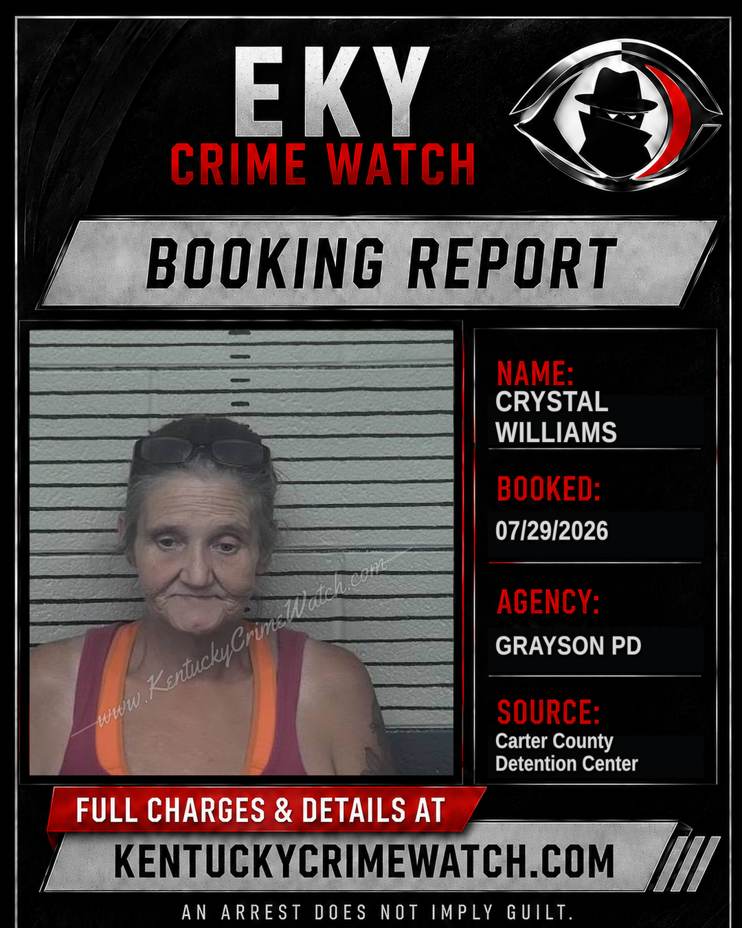 CRYSTAL WILLIAMS booking image