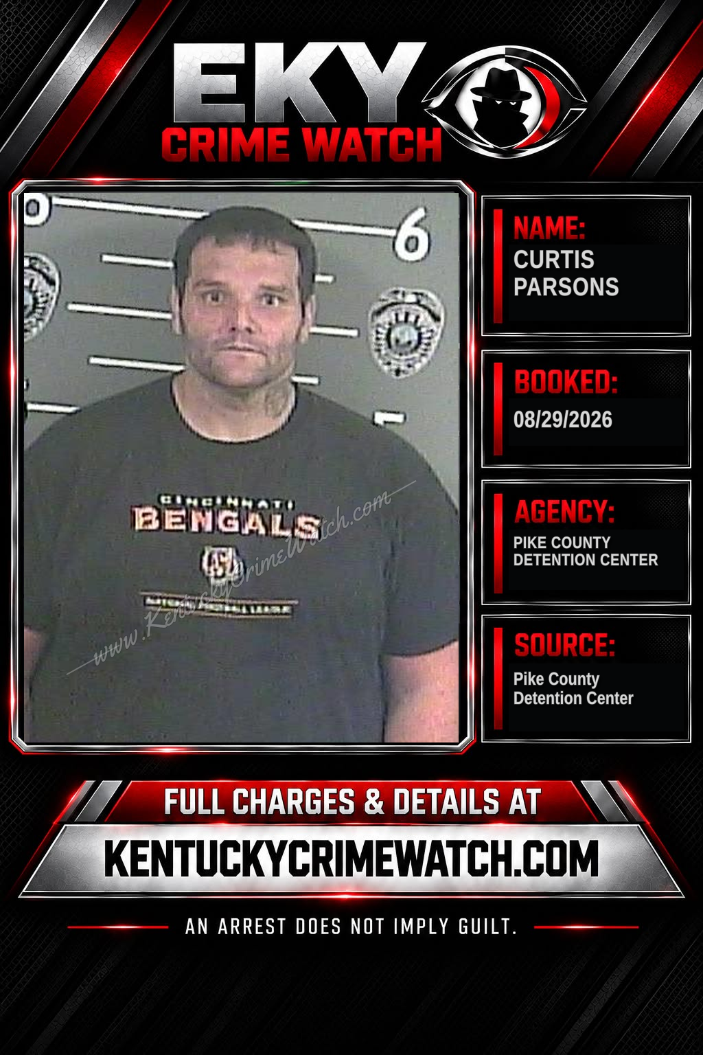 CURTIS PARSONS booking image