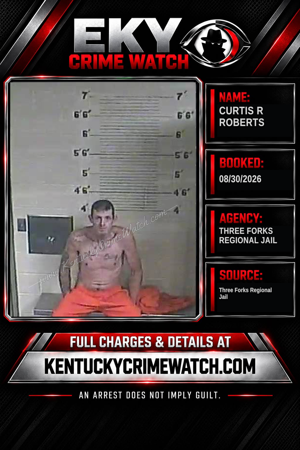 Curtis R Roberts booking image