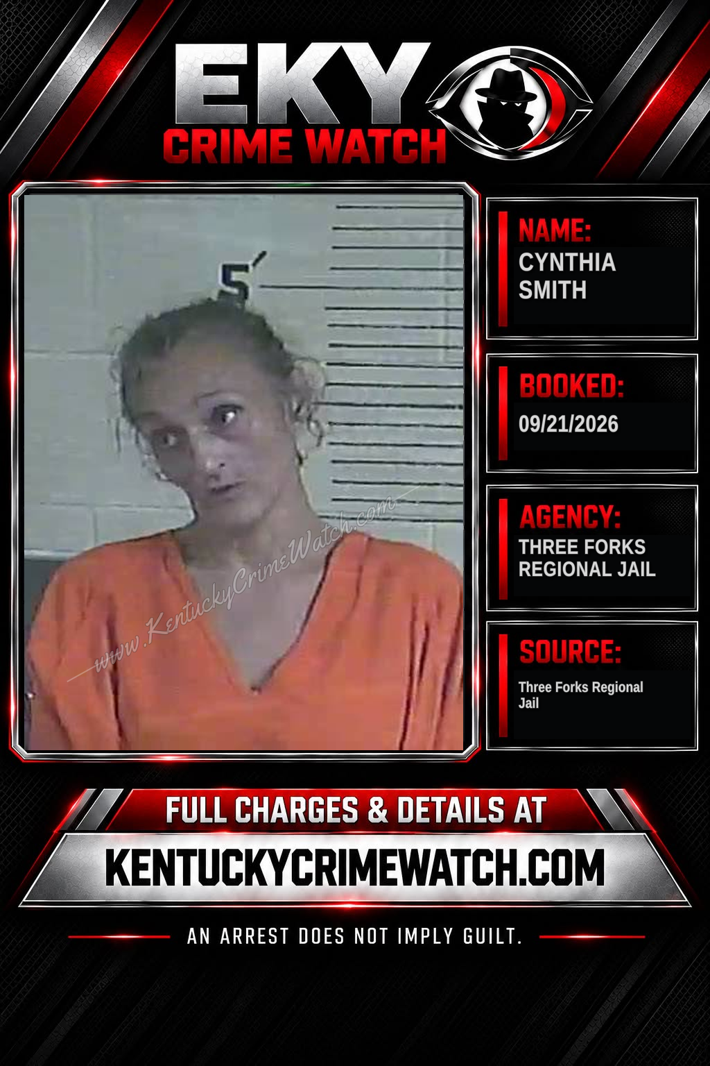 Cynthia Smith booking image