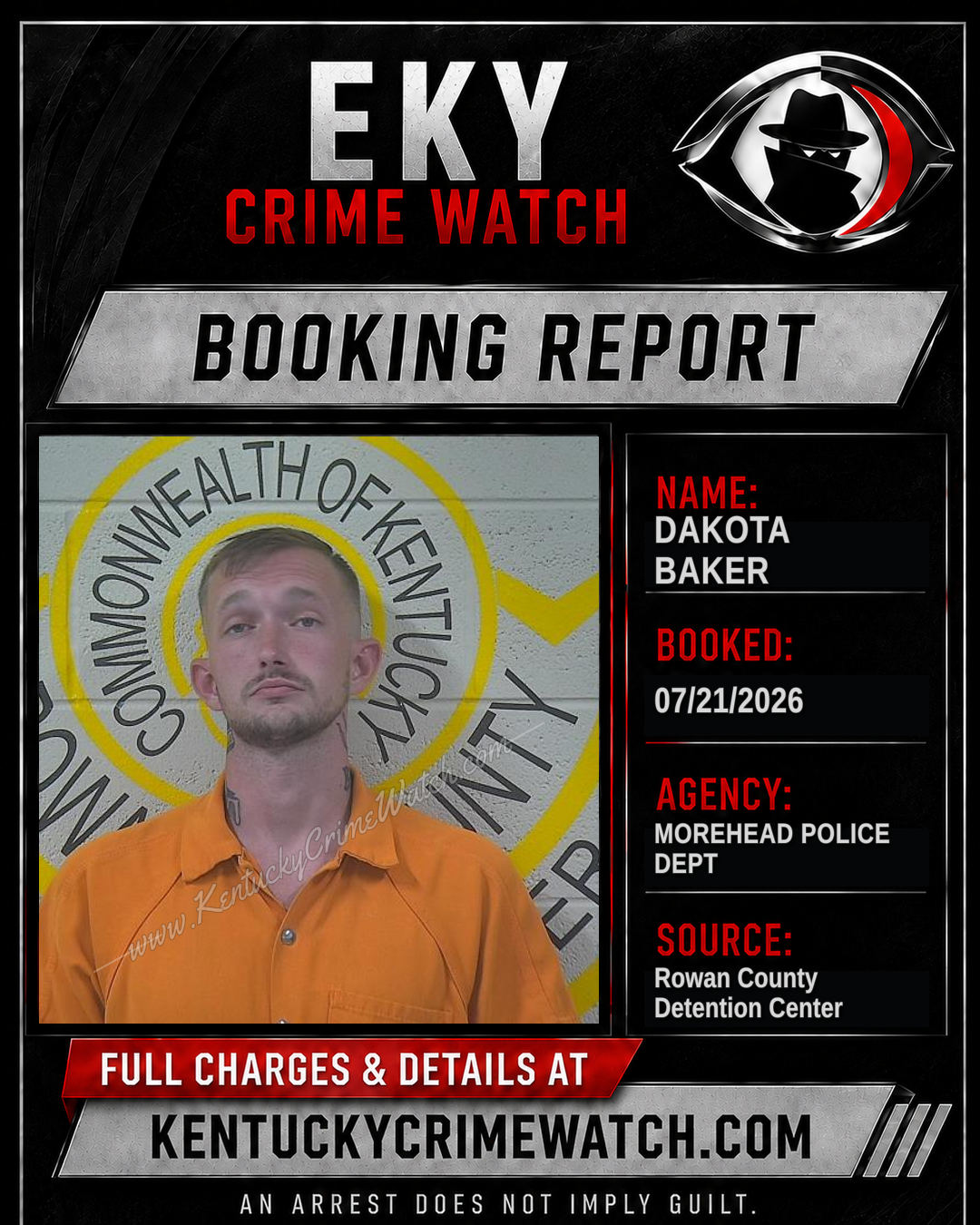 DAKOTA BAKER booking image