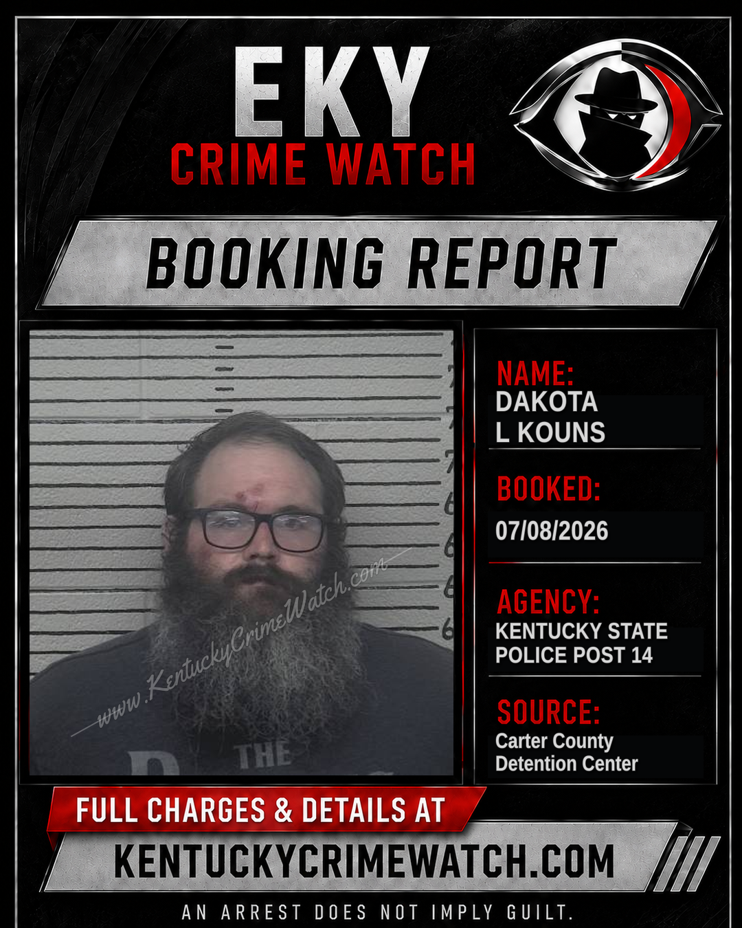 DAKOTA L KOUNS booking image