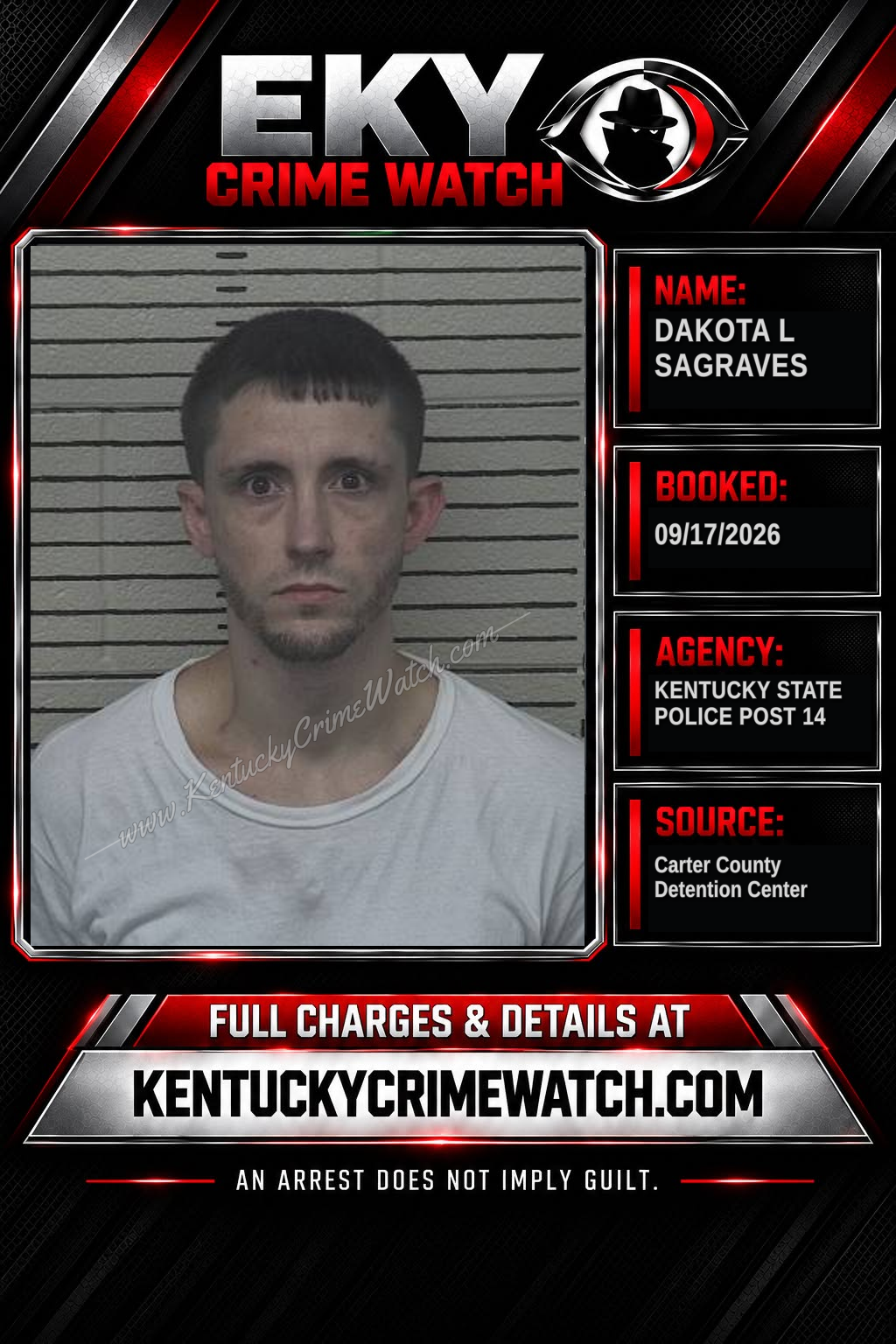DAKOTA L SAGRAVES booking image