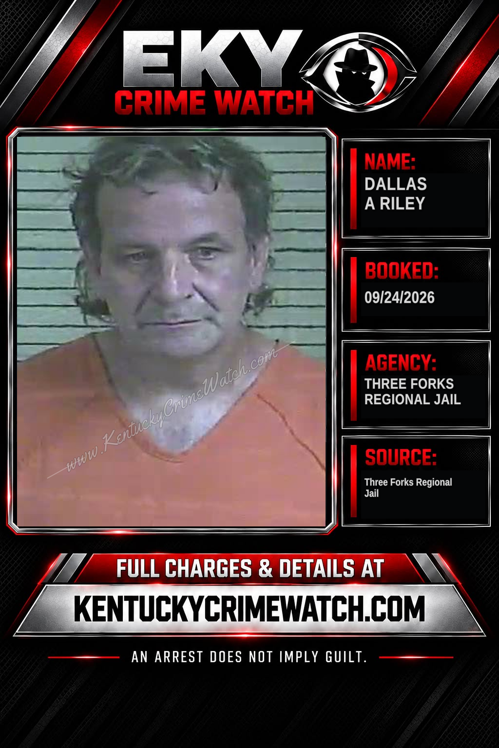 Dallas A Riley booking image