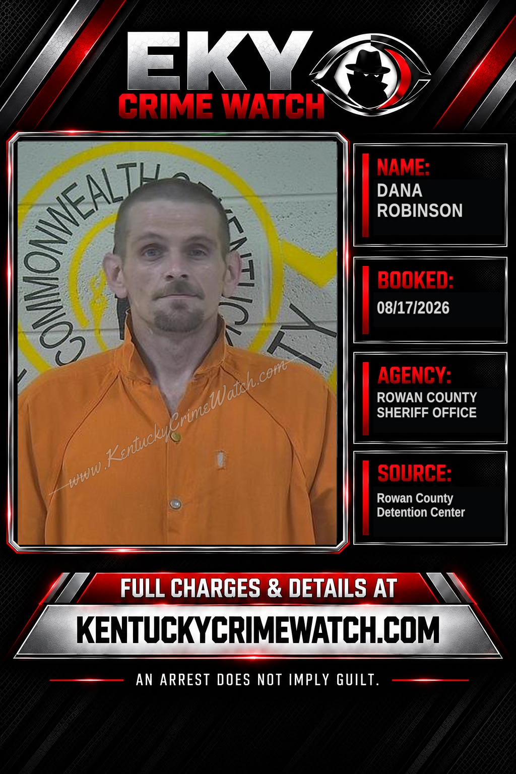 DANA ROBINSON booking image