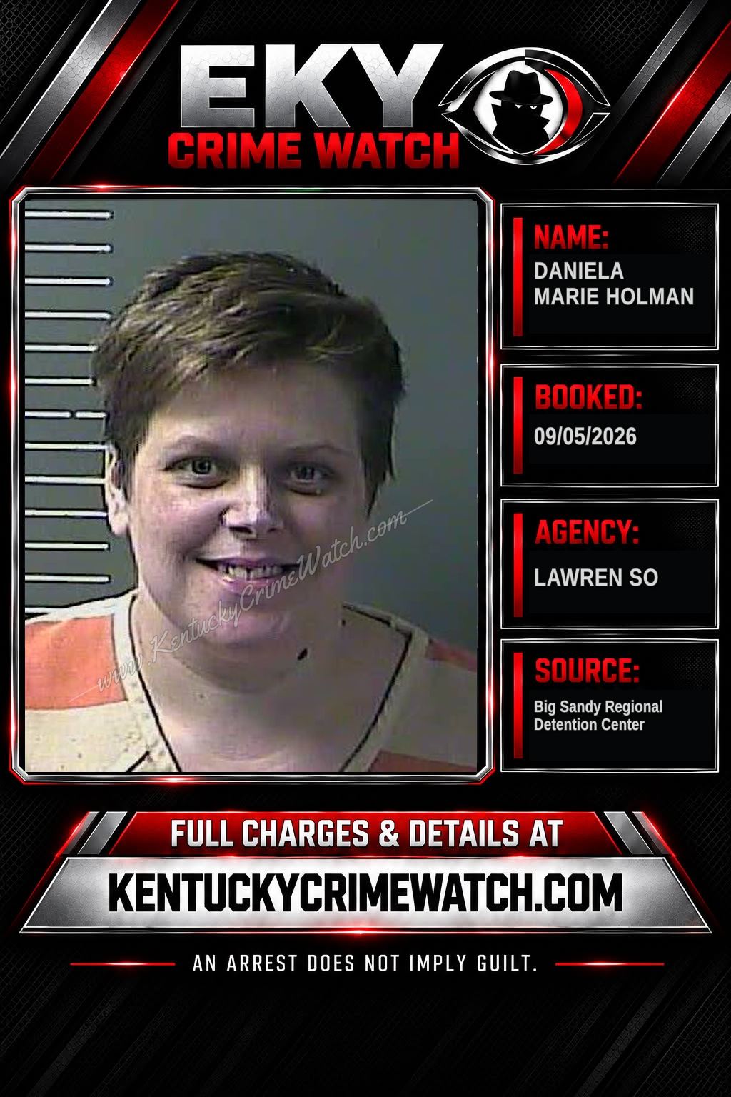 DANIELA MARIE HOLMAN booking image