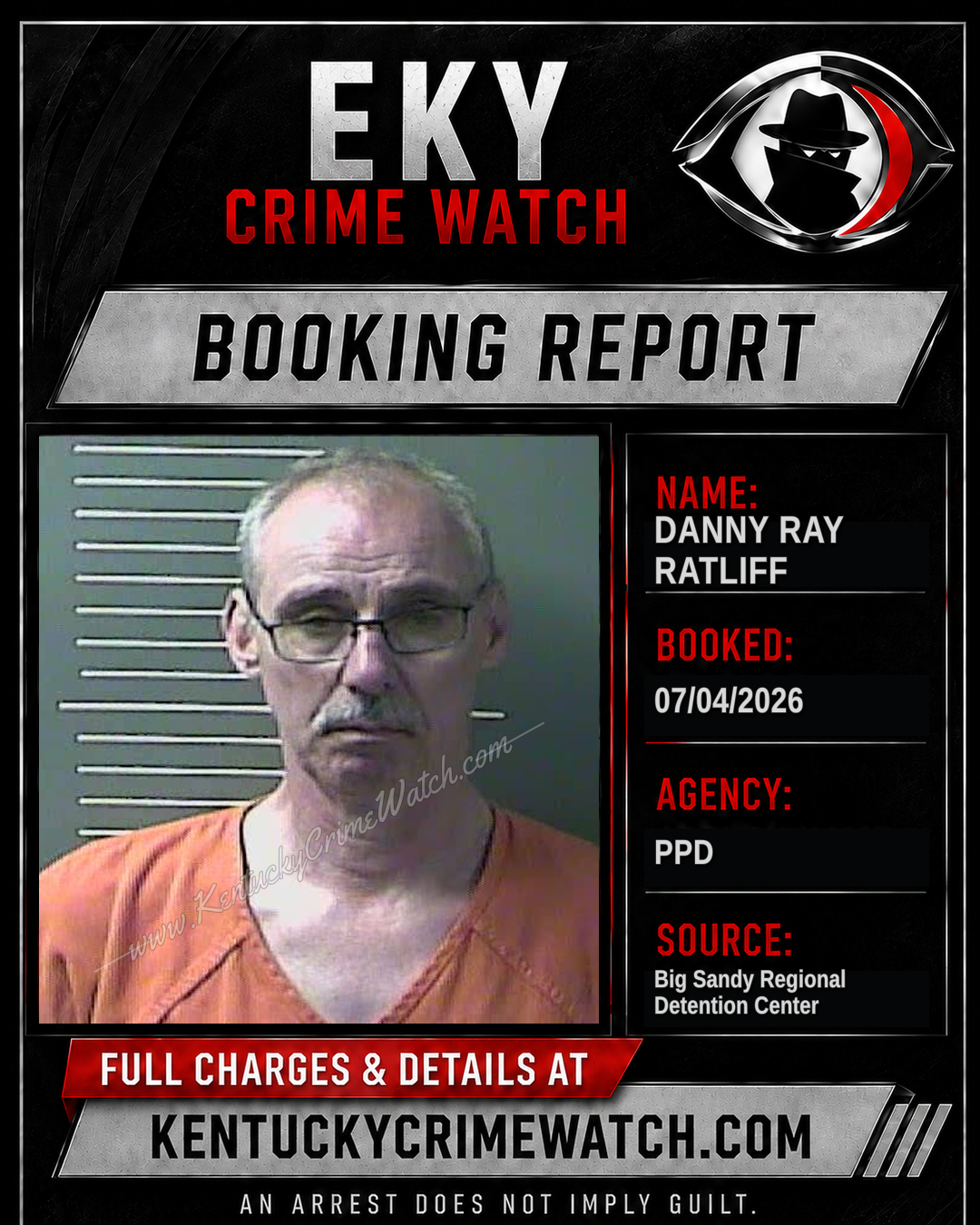 DANNY RAY RATLIFF booking image