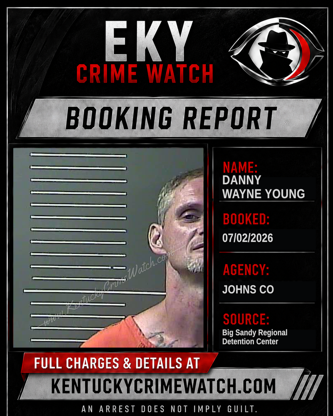 DANNY Wayne YOUNG booking image