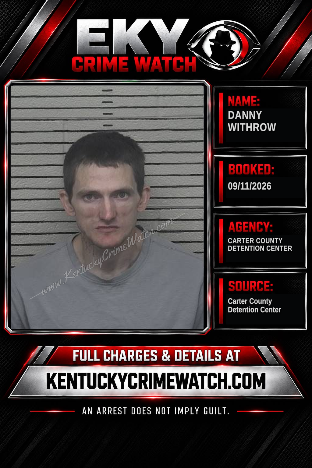DANNY WITHROW booking image