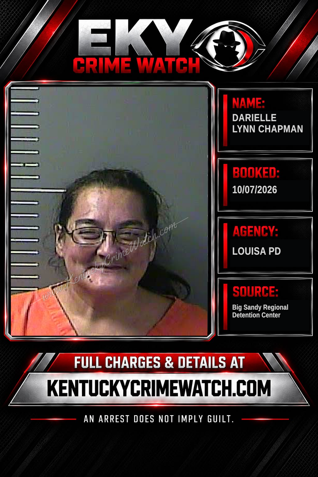 DARIELLE LYNN CHAPMAN booking image