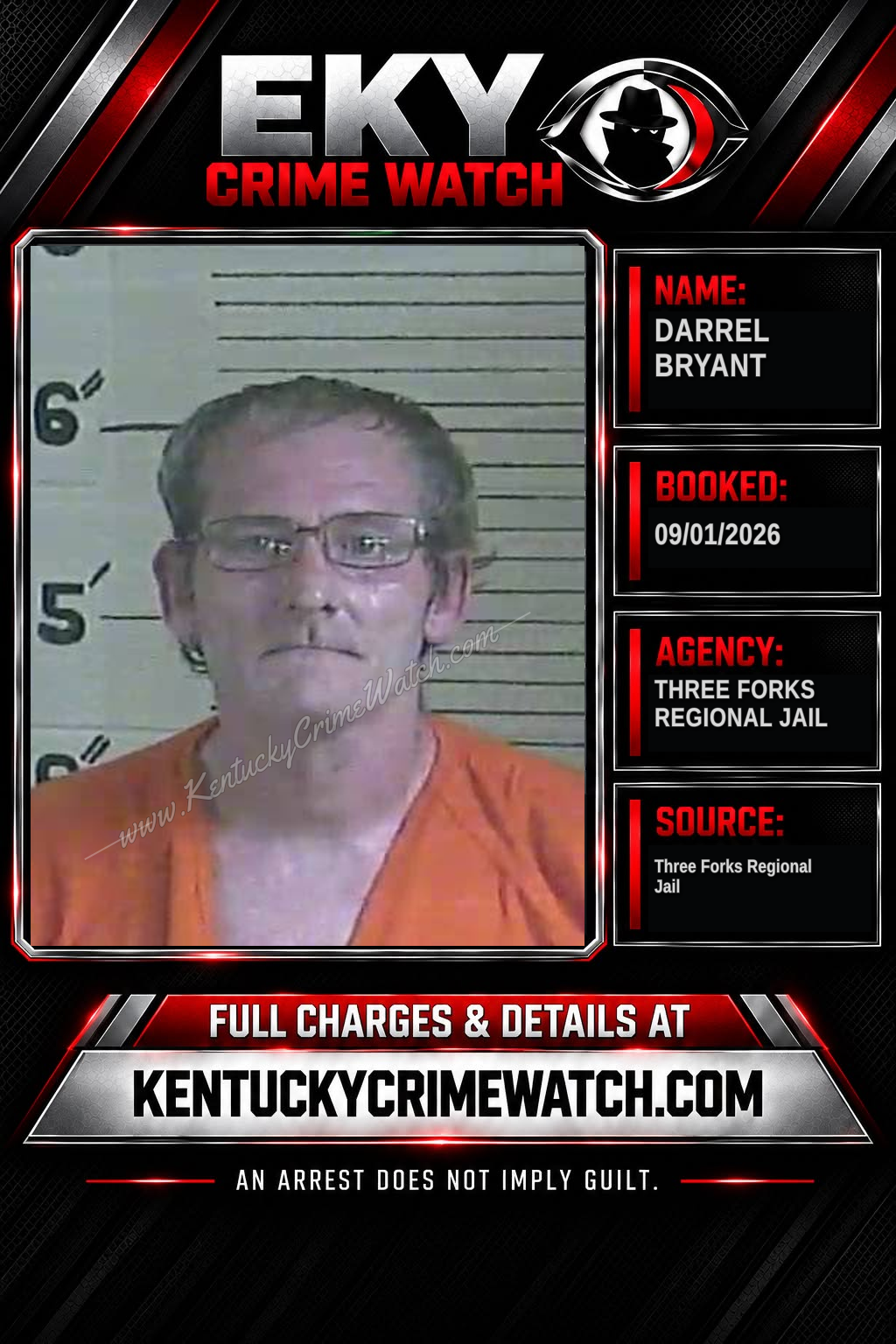 Darrel Bryant booking image