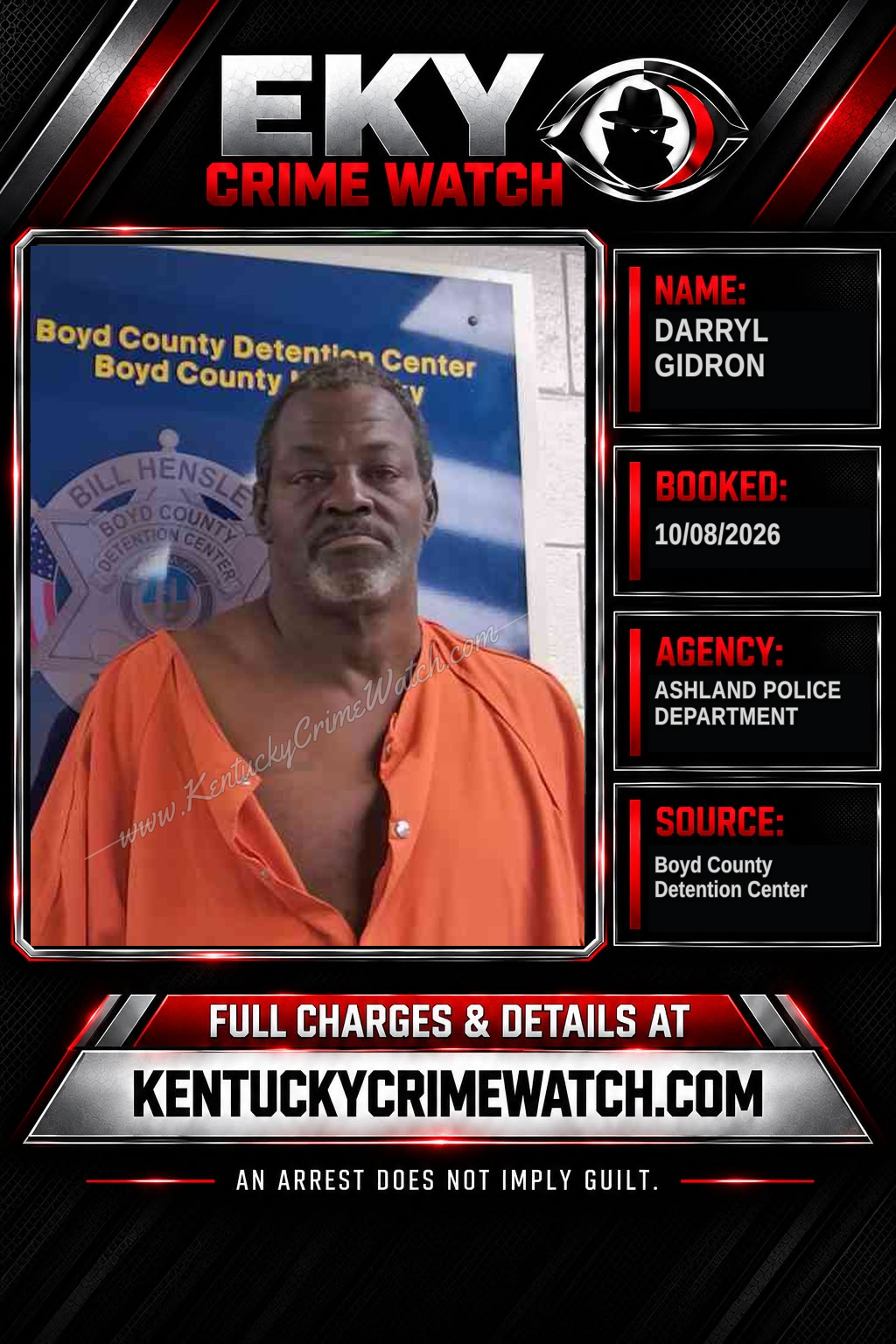 DARRYL GIDRON booking image