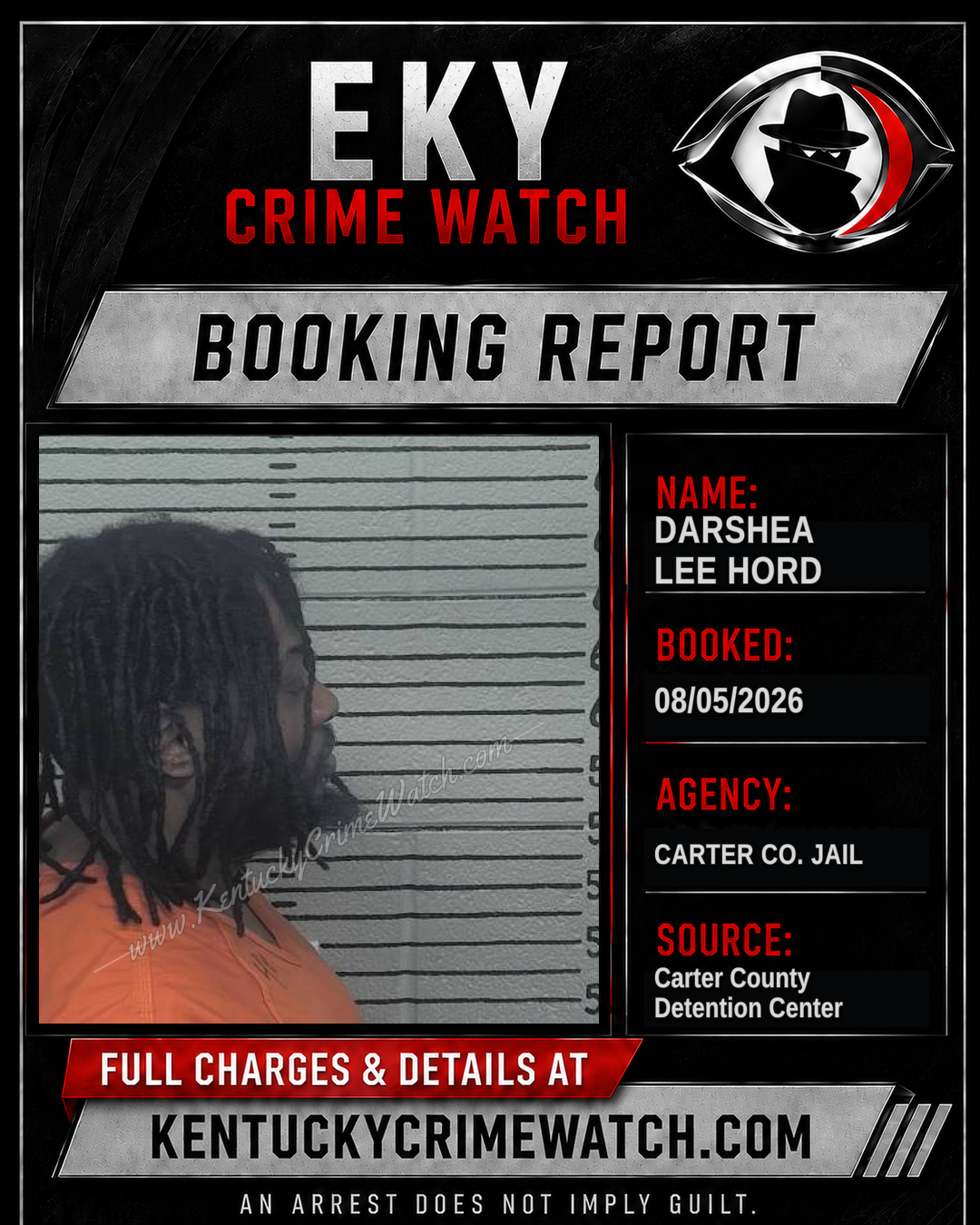 DARSHEA LEE HORD booking image