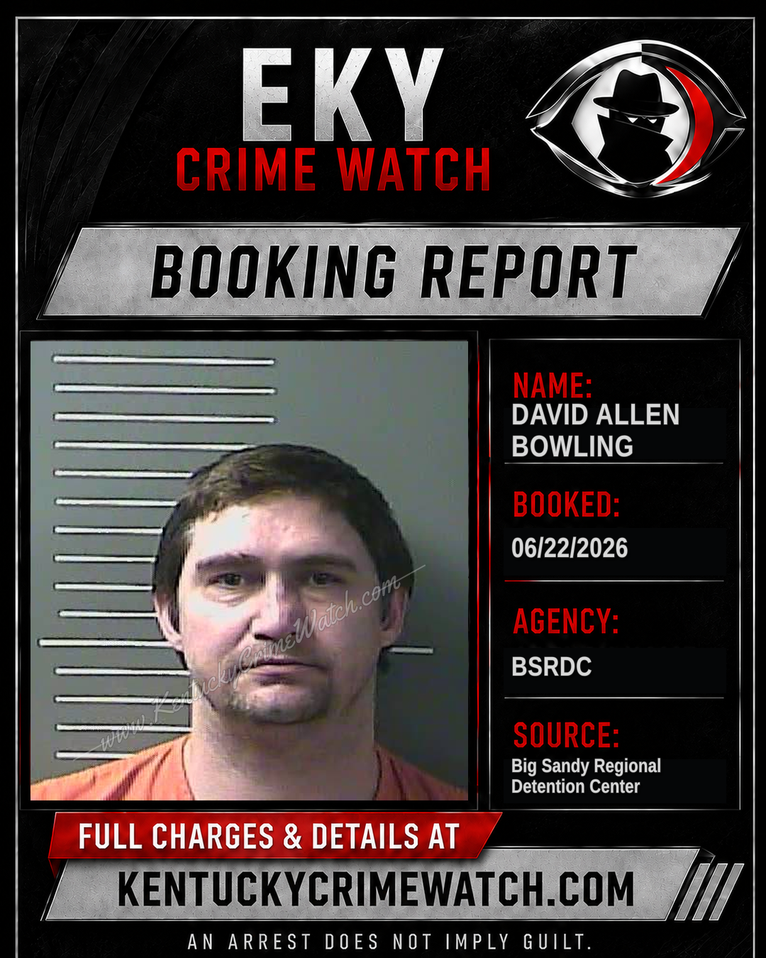 DAVID ALLEN BOWLING booking image