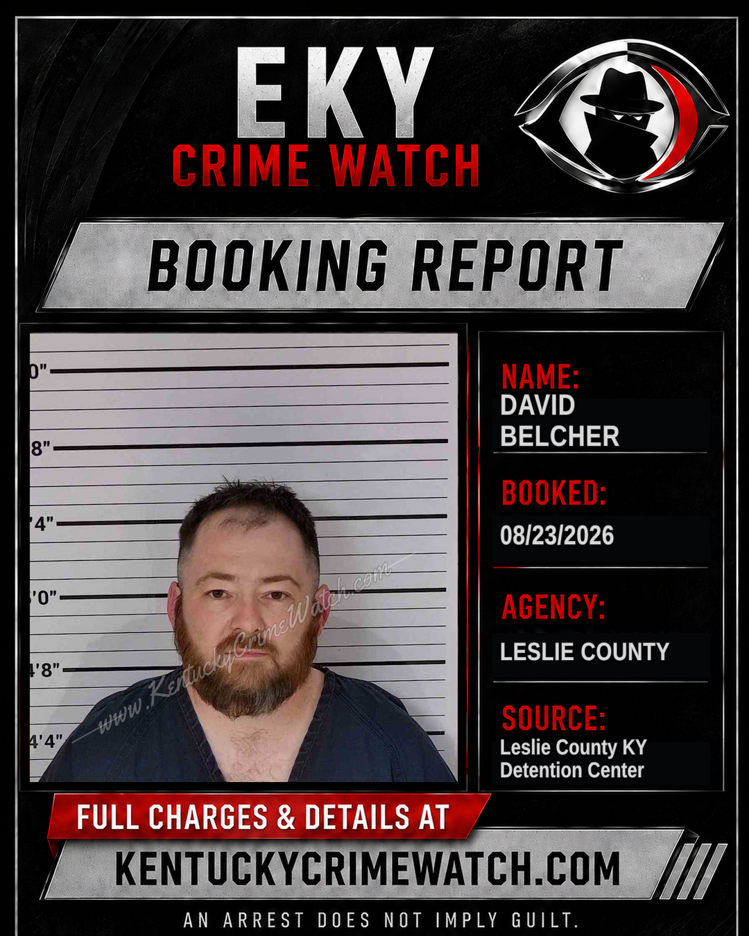 DAVID BELCHER booking image