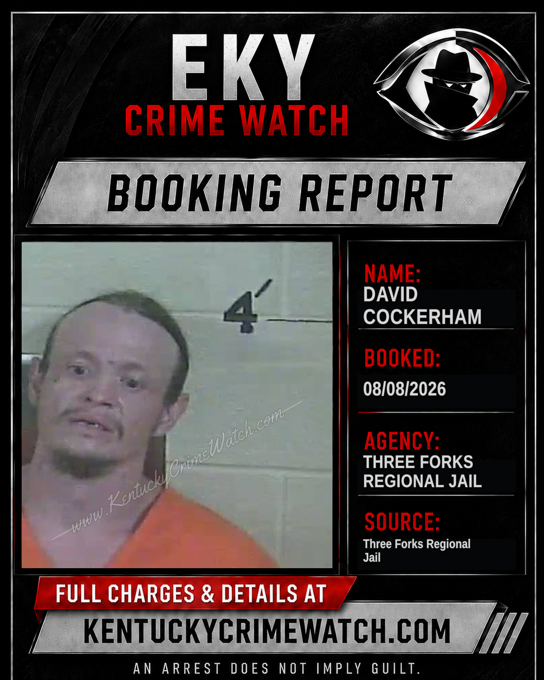 David Cockerham booking image