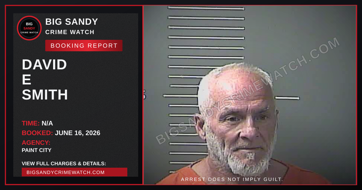 DAVID E SMITH booking image