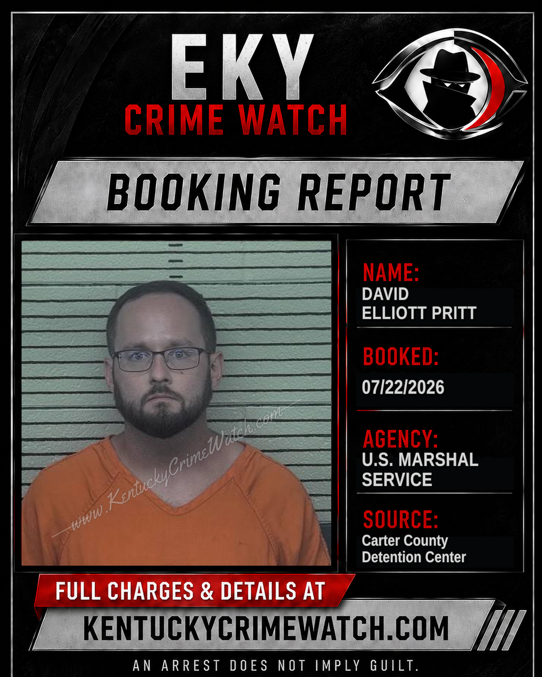 DAVID ELLIOTT PRITT booking image
