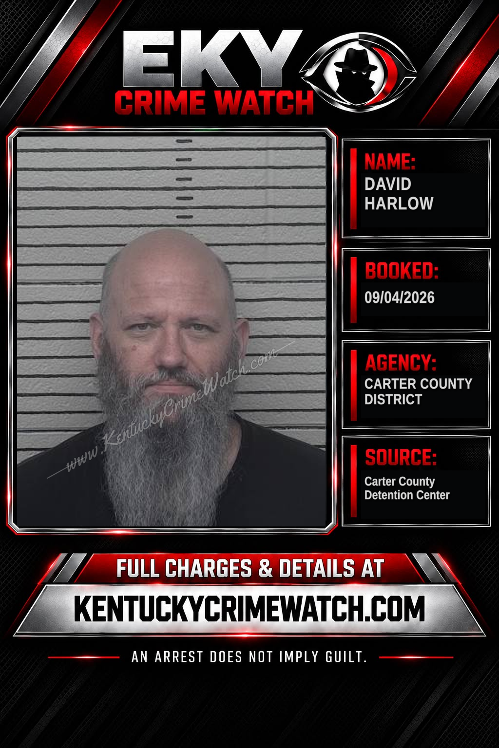 DAVID HARLOW booking image