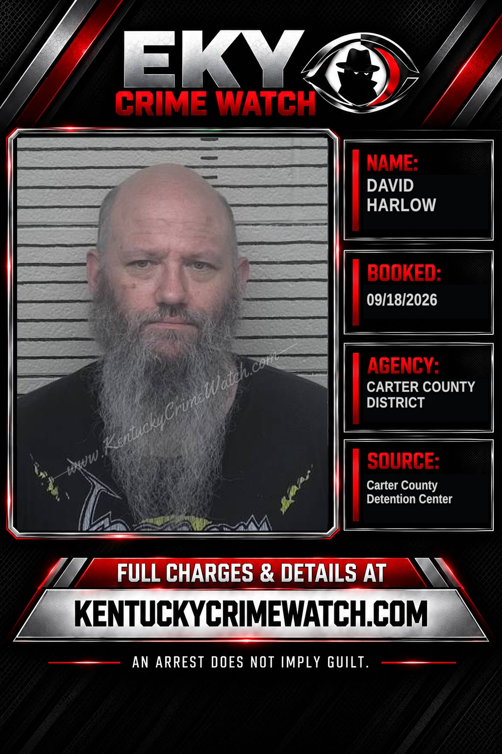 DAVID HARLOW booking image