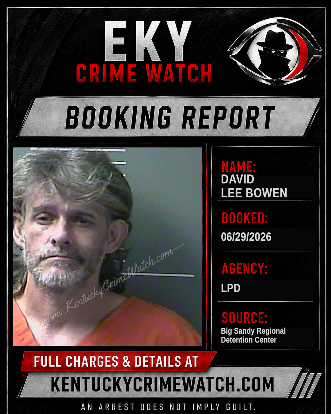 DAVID LEE BOWEN booking image