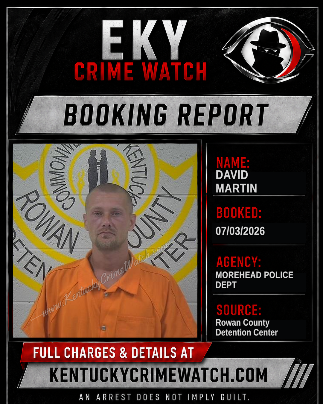 DAVID MARTIN booking image