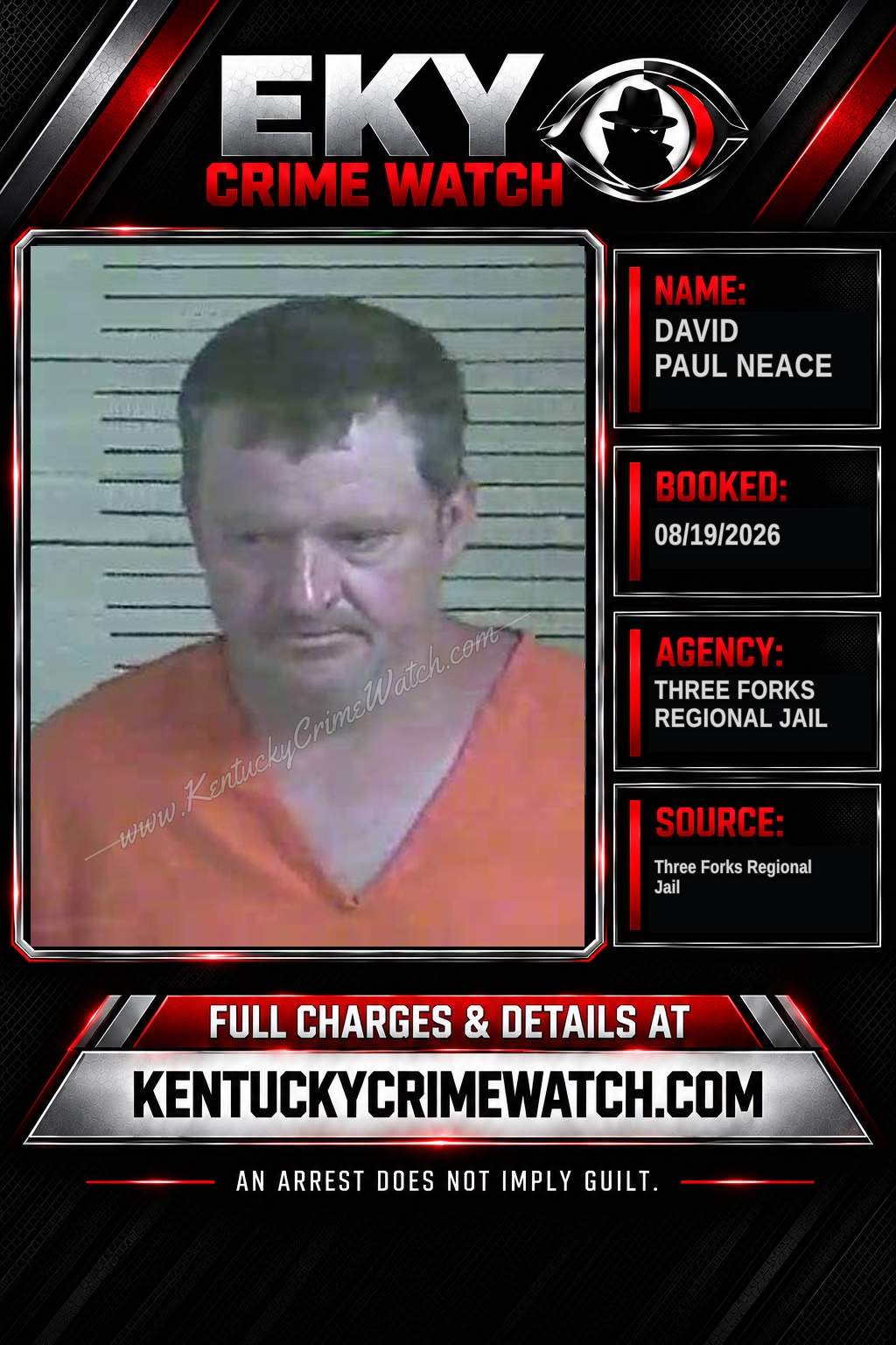 David Paul Neace booking image