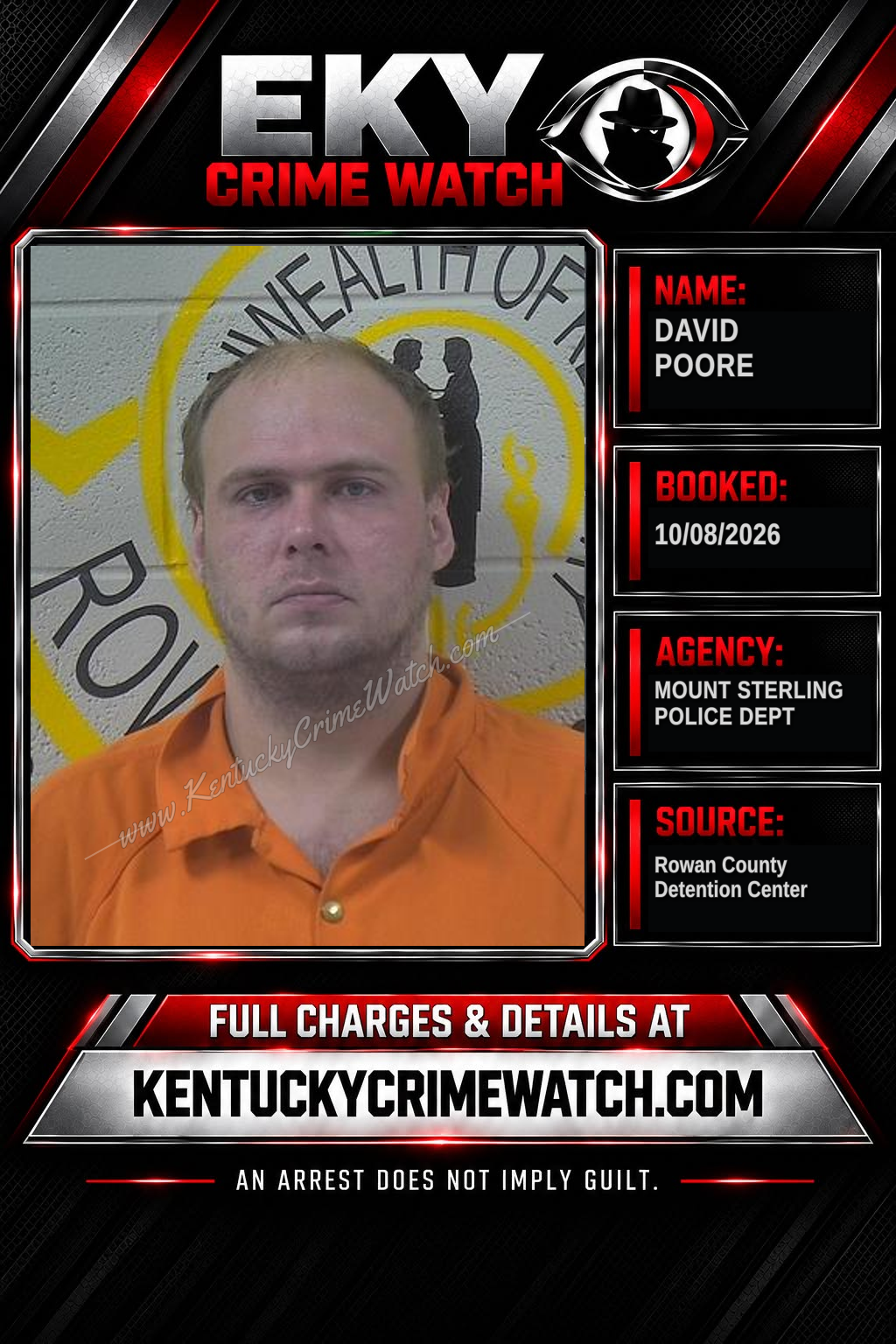 DAVID POORE booking image