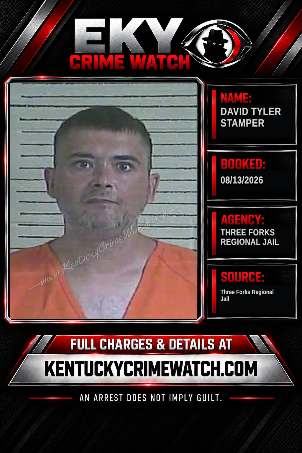 David Tyler Stamper booking image