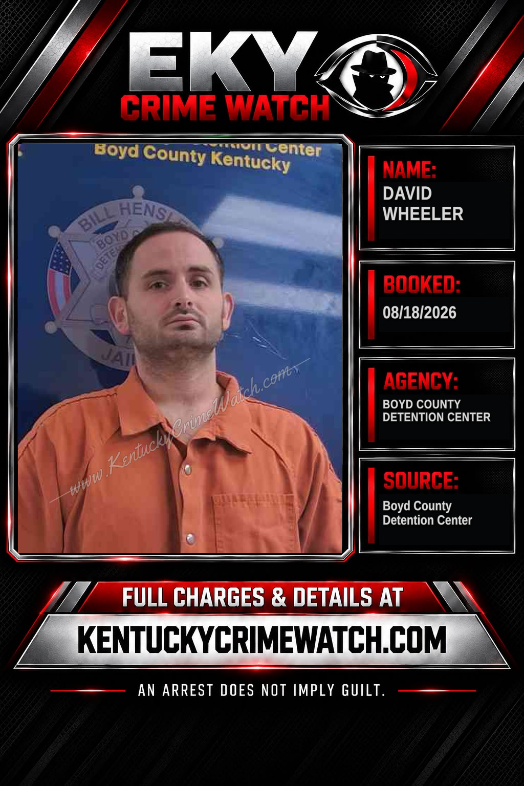 DAVID WHEELER booking image