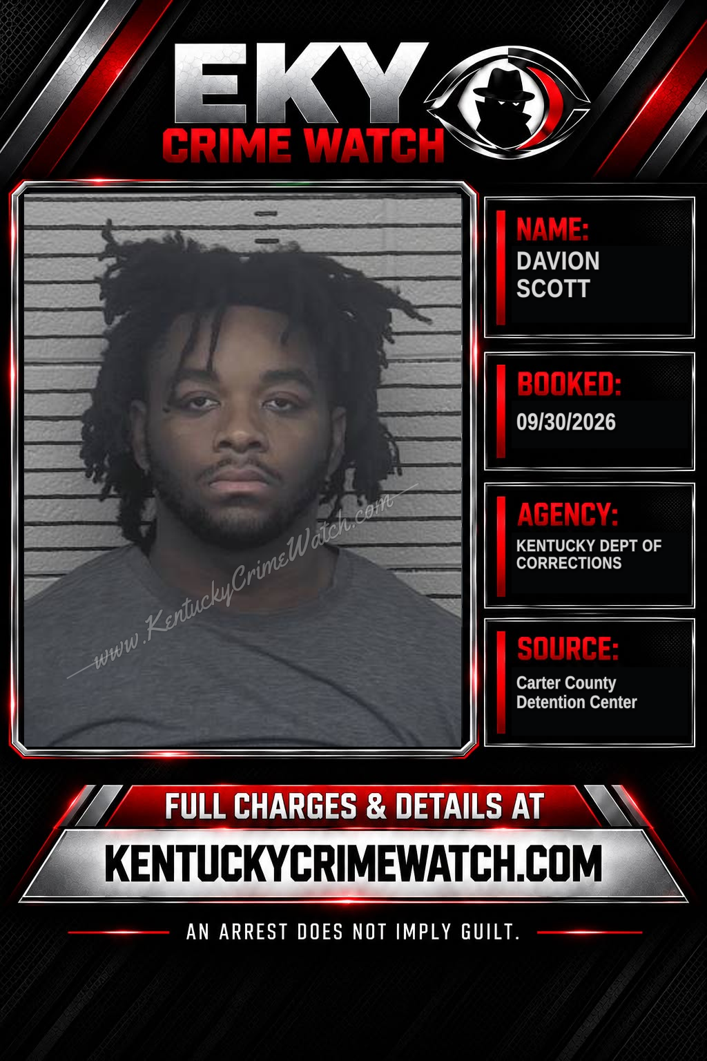 DAVION SCOTT booking image