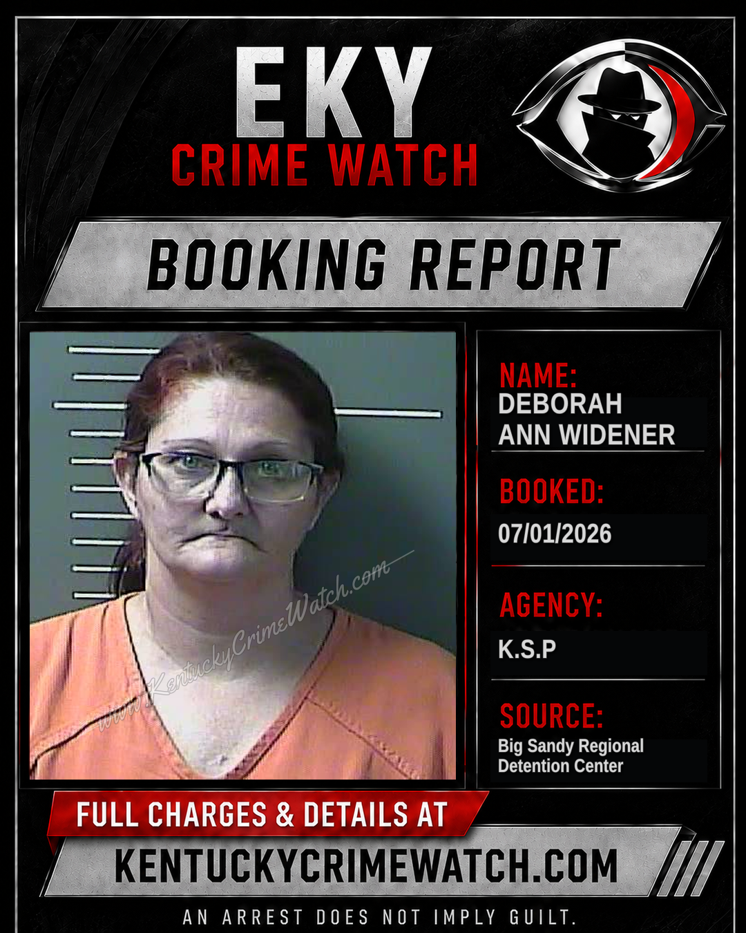 DEBORAH ANN WIDENER booking image