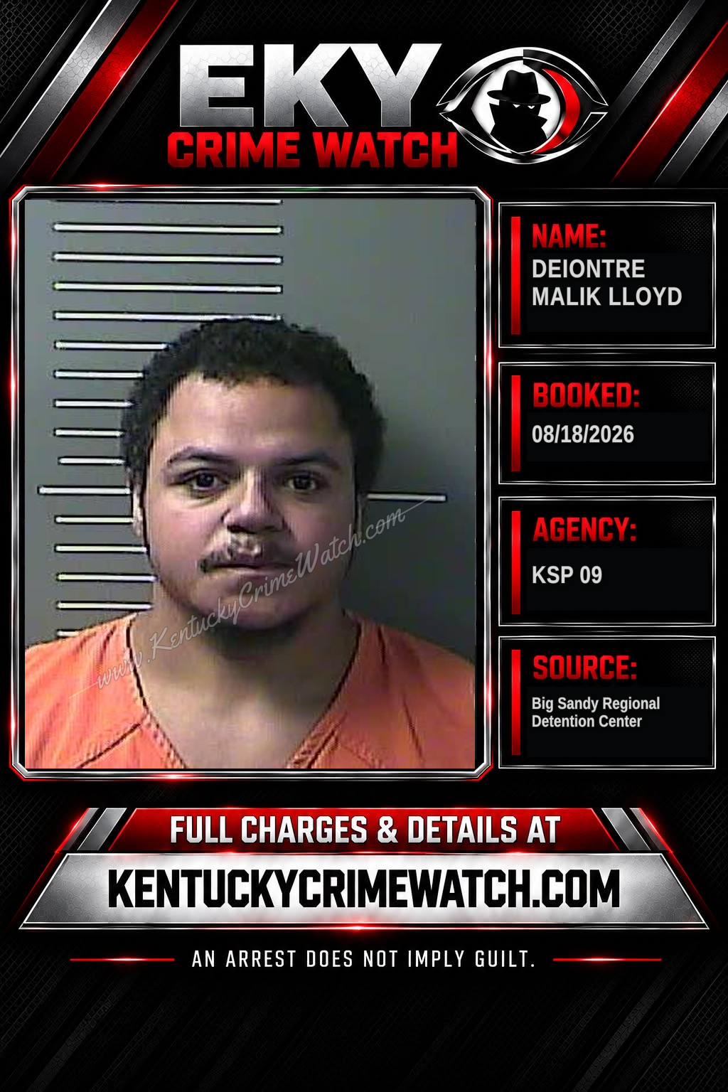 DEIONTRE MALIK LLOYD booking image