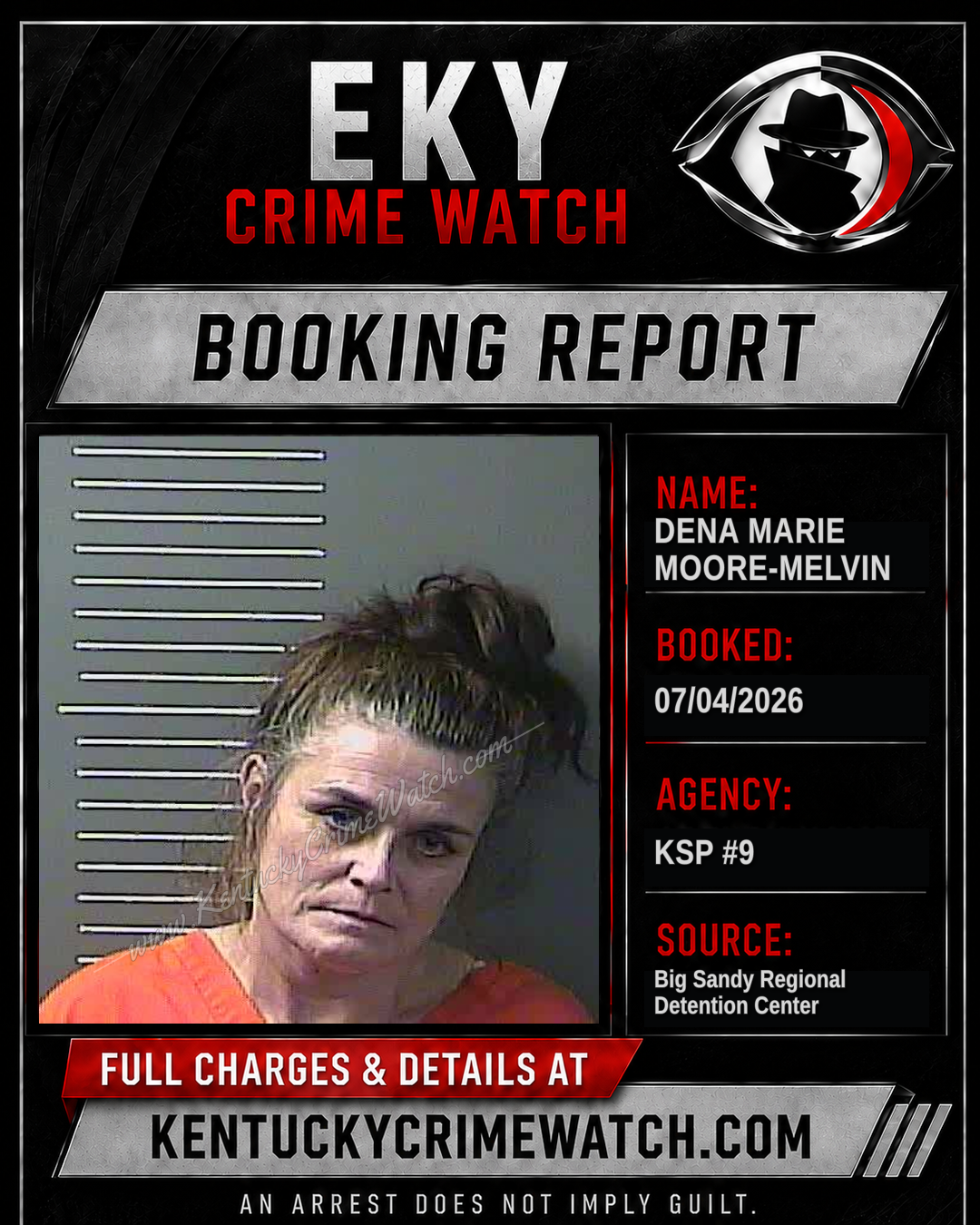 DENA MARIE MOORE-MELVIN booking image
